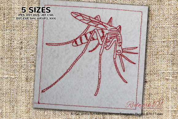 Charming Mosquito Bluework for Personalized Gifts
