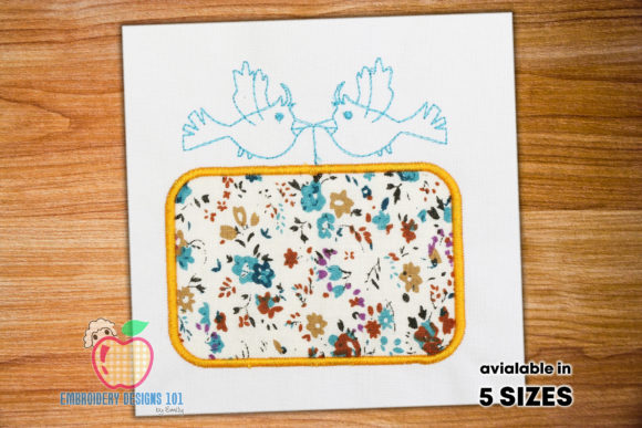 Flying Bird Holding Frame Applique Review