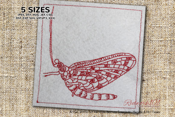 Mayfly Lineart: A Delicate Addition to Your Collection
