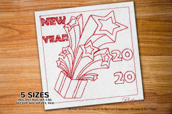 Review: 2020 Happy New Year Box Lineart