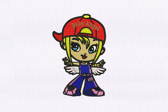 Review: Baby Angel Girl Embroidery Design