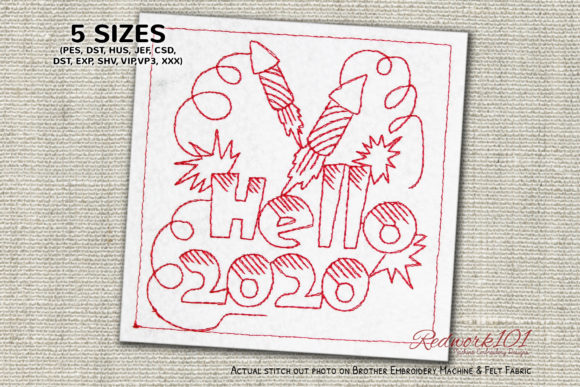 Review: Hello 2020 with Firework Redwork