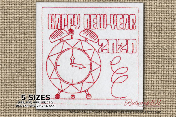 Review: New Year Antique Alarm Clock Redwork