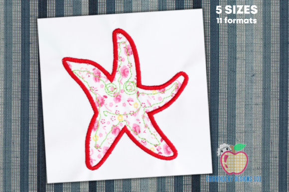 Vibrant Star Fish with Orange Green Color