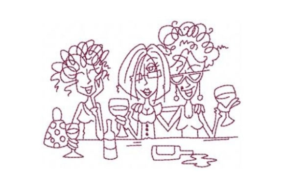 Wine Friends: A Versatile Design for Business Use